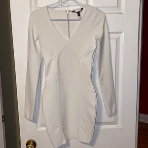 BCBG MaxAzria White bodycon dress, size small